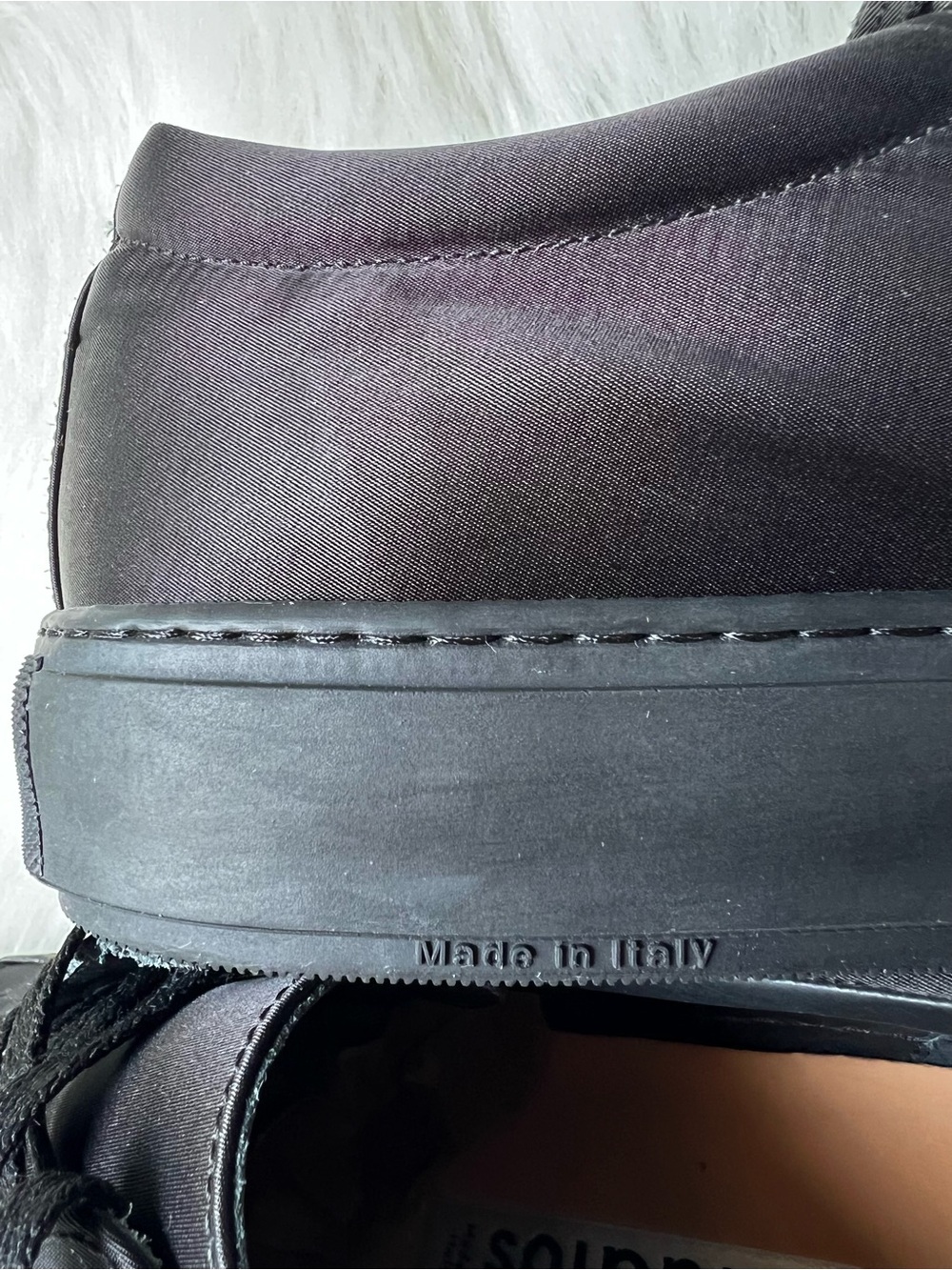 Acne Studios Mens Low Top Sneakers Sz 44 US Size 11 Satin Lace Up Casual Italy - Picture 3 of 15